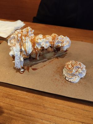 Apple pie at SOIL Vegan Cafe - West in Amsterdam