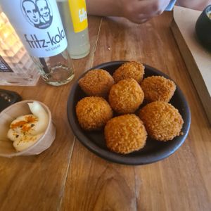 bitterballen at SOIL Vegan Cafe - West in Amsterdam