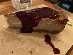 Cheesecake Oct 2024: creamy and fruity  at SOIL Vegan Cafe - West in Amsterdam