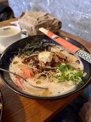 Miso soupp  at SOIL Vegan Cafe - West in Amsterdam