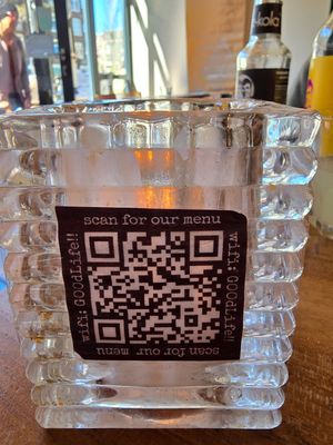 To acces menu: scan qr code at SOIL Vegan Cafe - West in Amsterdam