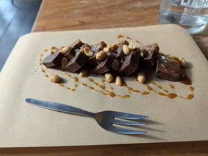 Snickers at SOIL Vegan Cafe - West in Amsterdam