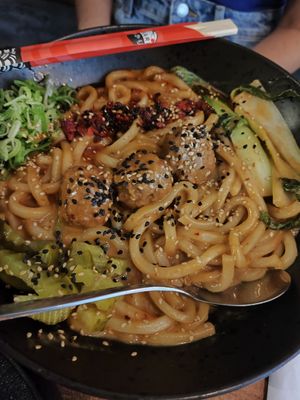 Ben Ben noodles at SOIL Vegan Cafe - West in Amsterdam