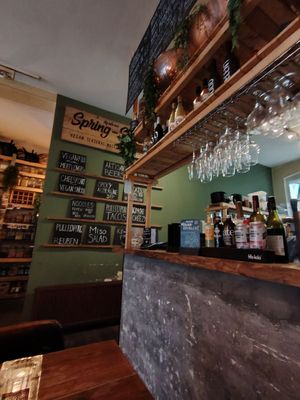 Bar at SOIL Vegan Cafe - West in Amsterdam