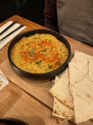 Smoked aubergine dip   at SOIL Vegan Cafe - West in Amsterdam