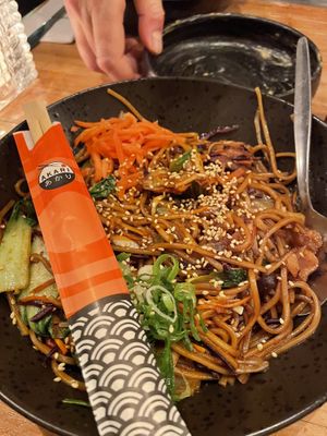 Dragon noodles  at SOIL Vegan Cafe - West in Amsterdam