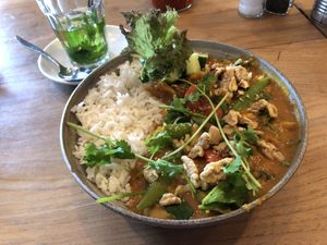 warm dahl bowl at SOIL Vegan Cafe - West in Amsterdam