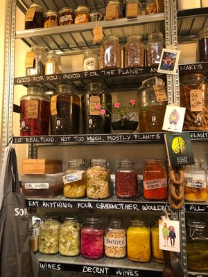 In the restaurant at SOIL Vegan Cafe - West in Amsterdam