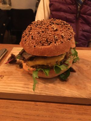 Beyond Cheeseburger  at SOIL Vegan Cafe - West in Amsterdam
