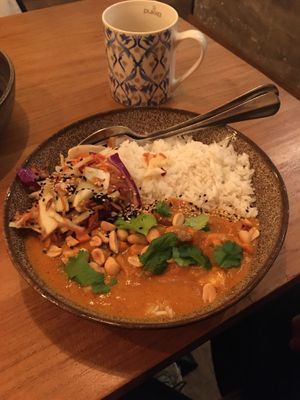 Peanut bowl  at SOIL Vegan Cafe - West in Amsterdam