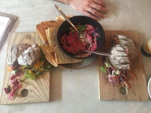 Hymnus&Burger  at SOIL Vegan Cafe - West in Amsterdam