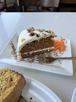 Carrot cake   at Aux Vivres - Westmount in Montreal
