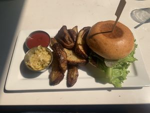 The aux vivres burger  at Aux Vivres - Westmount in Montreal