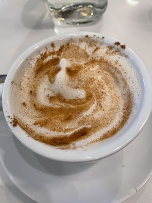 Chai latte   at Aux Vivres - Westmount in Montreal
