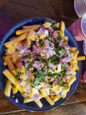 Snack pack with soy 'lamb' at Mina Maria in Newtown