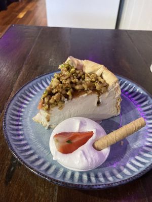 Baklava cheesecake  at Mina Maria in Newtown