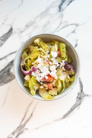 Greek Salad at Mina Maria in Newtown