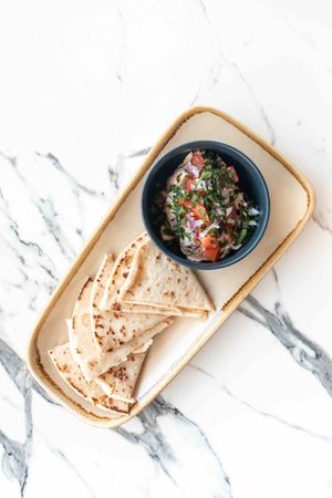 Whipped Feta Dip & Pita at Mina Maria in Newtown