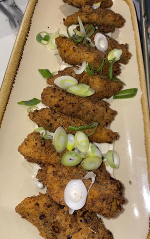 Southern Fried Chick’n Tenders  at Mina Maria in Newtown