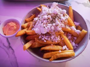 Greek Chips at Mina Maria in Newtown