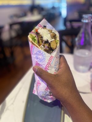 Signature souvlakii #Veganuary at Mina Maria in Newtown