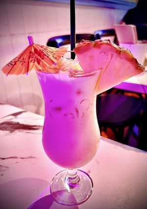 Pine-lime Pina Colada Mocktail  at Mina Maria in Newtown