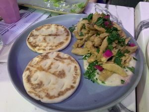 Fish tacos  at Mina Maria in Newtown