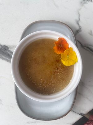 Creme Brûlée (dinner menu) at Mina Maria in Newtown