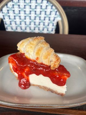 Strawberry Jam Croissant Cheesecake (special) at Mina Maria in Newtown
