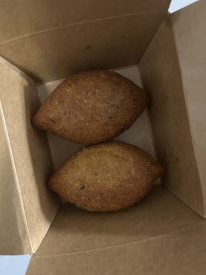 Vegan kibbie  at Layla's Falafel in Fairfield