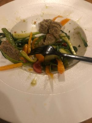 Ate 1/2 before taking the photo of veggie appetizer  at MonEs in Crete