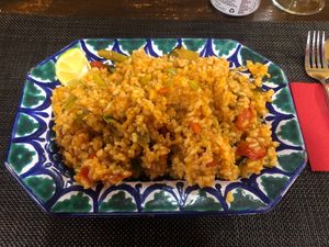 Paella  at El Piano in Granada
