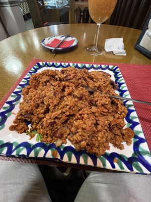  El chili sin carne at El Piano in Granada