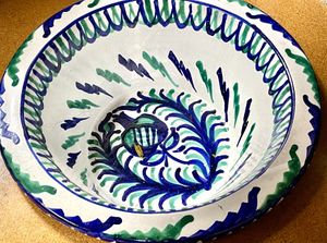 Cerámica granadina. #Veganuary at El Piano in Granada