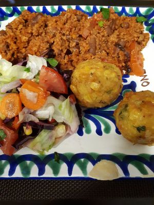 Chill with corn fritters at El Piano in Granada