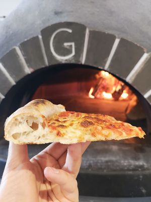 Fluffy Crust at The Secret Pizza Co in Castletown