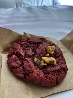 Red Velvet Cookie  at Gia Vegan Pastries in San Pedro