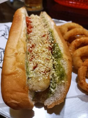Delicioso cachorro quente! at Paprica Vegan in Curitiba