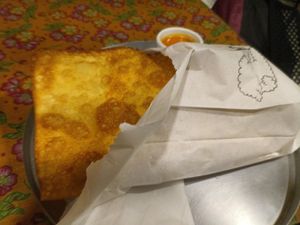 Pastel at Paprica Vegan in Curitiba