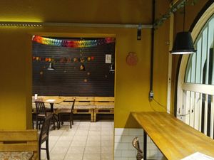 Inside at Paprica Vegan in Curitiba