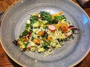 Wholefood salad starter at The Whittington Arms in Lichfield