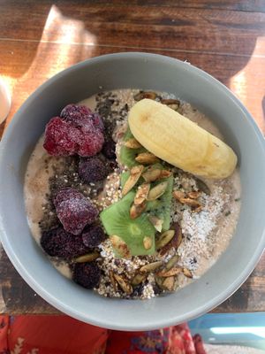 Smoothie bowl at Chaya & Cacao in Isla Mujeres