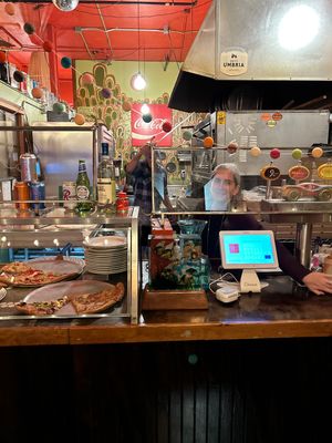   at World Pizza in Seattle