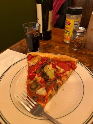   at World Pizza in Seattle