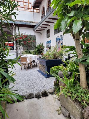 Outside sitting at Oraibi in Otavalo