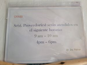 Opening hours - October 2022 at Oraibi in Otavalo