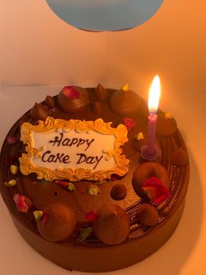 Vegan Vanilla Chocolate cake😄 at Sweet Secrets in Kowloon