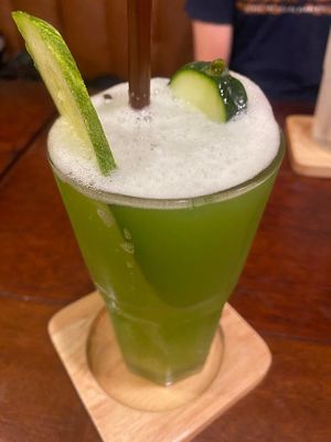 cucumber juice - amazing   at Dara Kitchen in Koh Samui