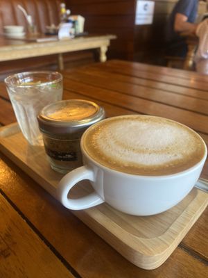 Everything is served beautifully 🙂  at Dara Kitchen in Koh Samui