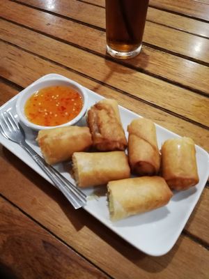 Vegane Frühlingsrollen at Dara Kitchen in Koh Samui